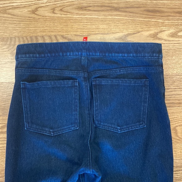 Womens Spanx high rise dark wash legging jegging bodycon normcore denim - Picture 7 of 10